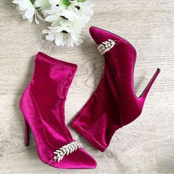 VELVET BOOTS - Picture 2 of 9